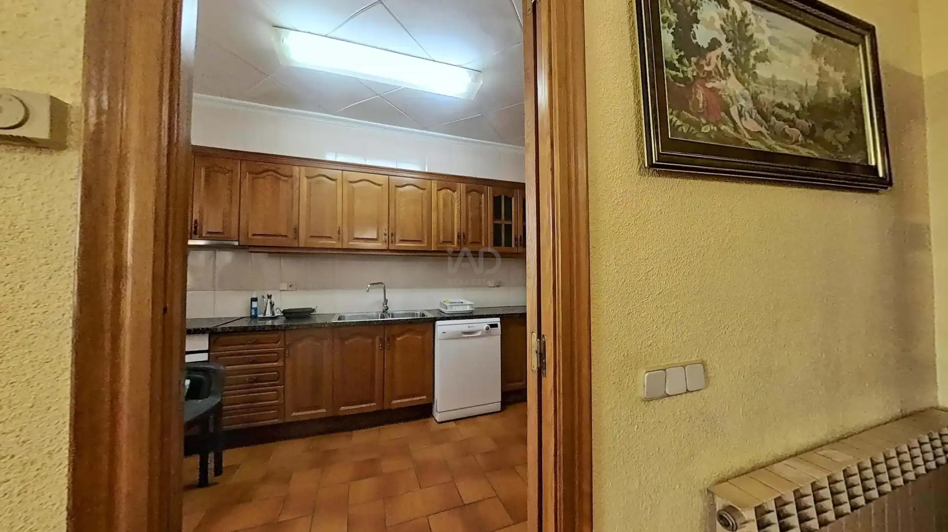 Cocina de Casa adosada en venta en Bellcaire d'Urgell con Aire acondicionado, Calefacción y Terraza