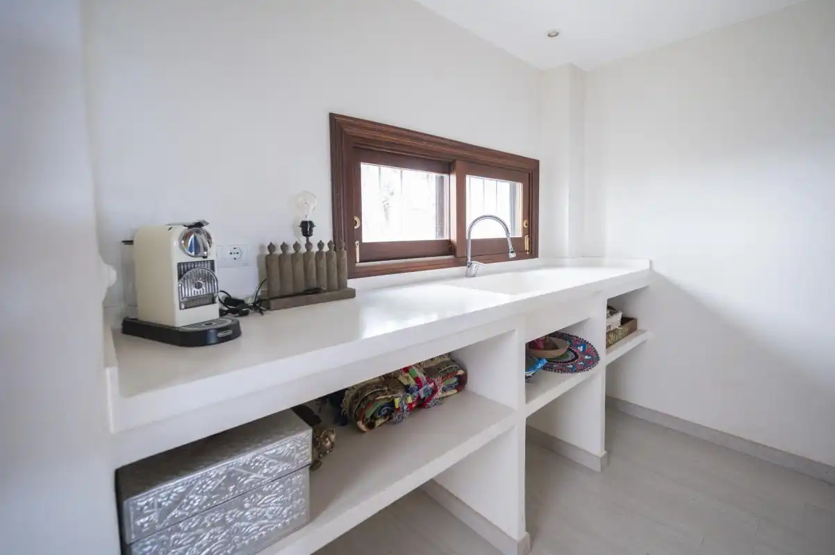 Kitchen of Ground floor for sale in Santa Eulària des Riu  with Air Conditioner, Heating and Private garden