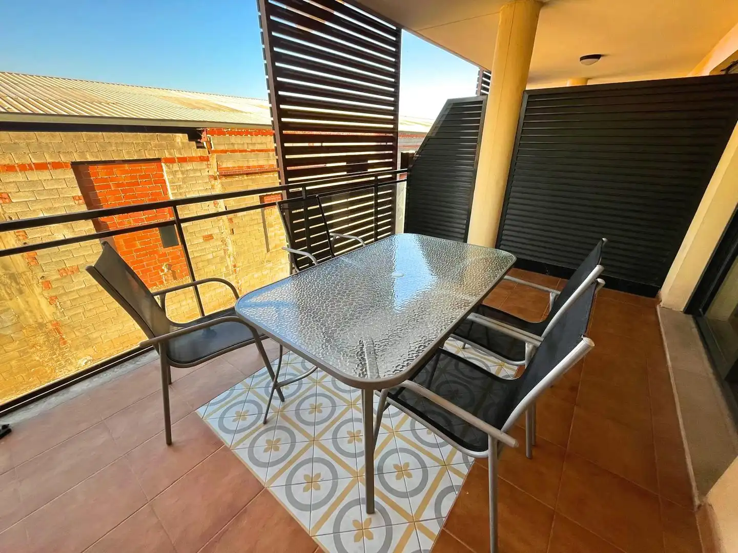 Terrasse von Wohnungen zum Verkauf in Moncofa mit Terrasse, Abstellraum und Möbliert