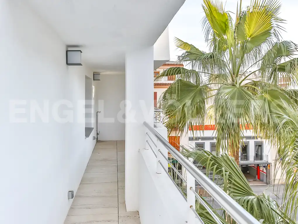 Balcony of Attic for rent in Sitges  with Air Conditioner, Heating and Terrace