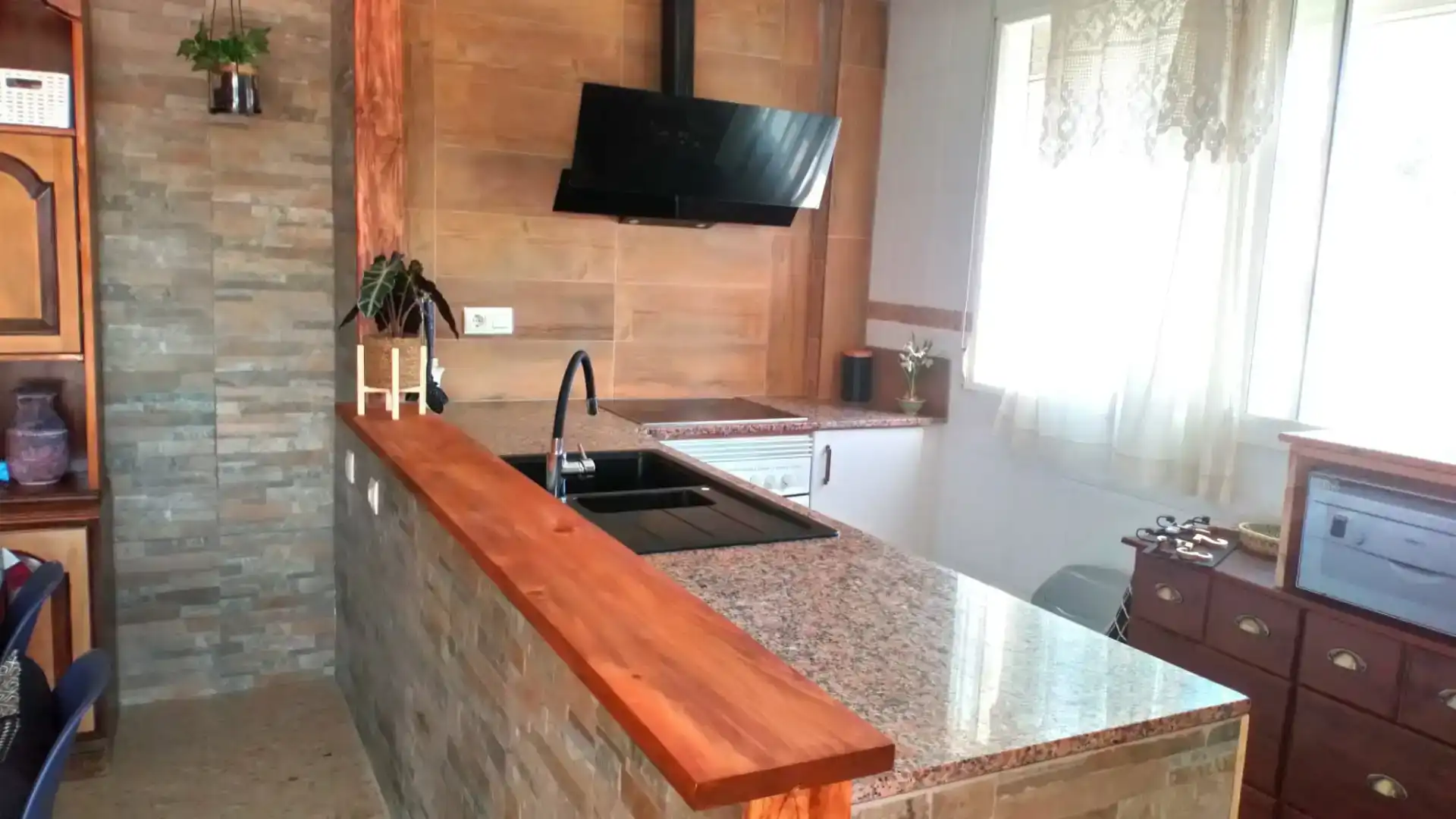 Cocina de Apartamento en venta en Cullera con Aire acondicionado