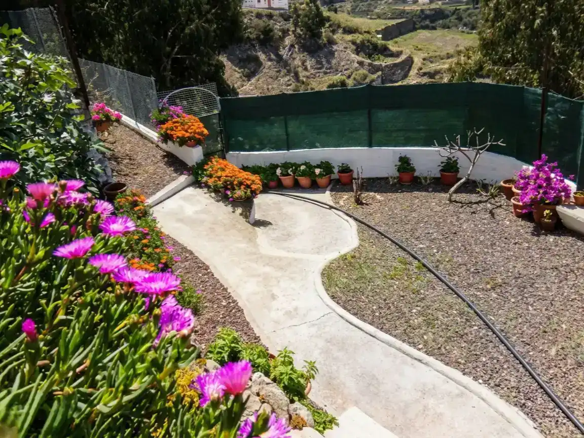 Jardí de Casa adosada en venda en Moya (Las Palmas) amb Balcó