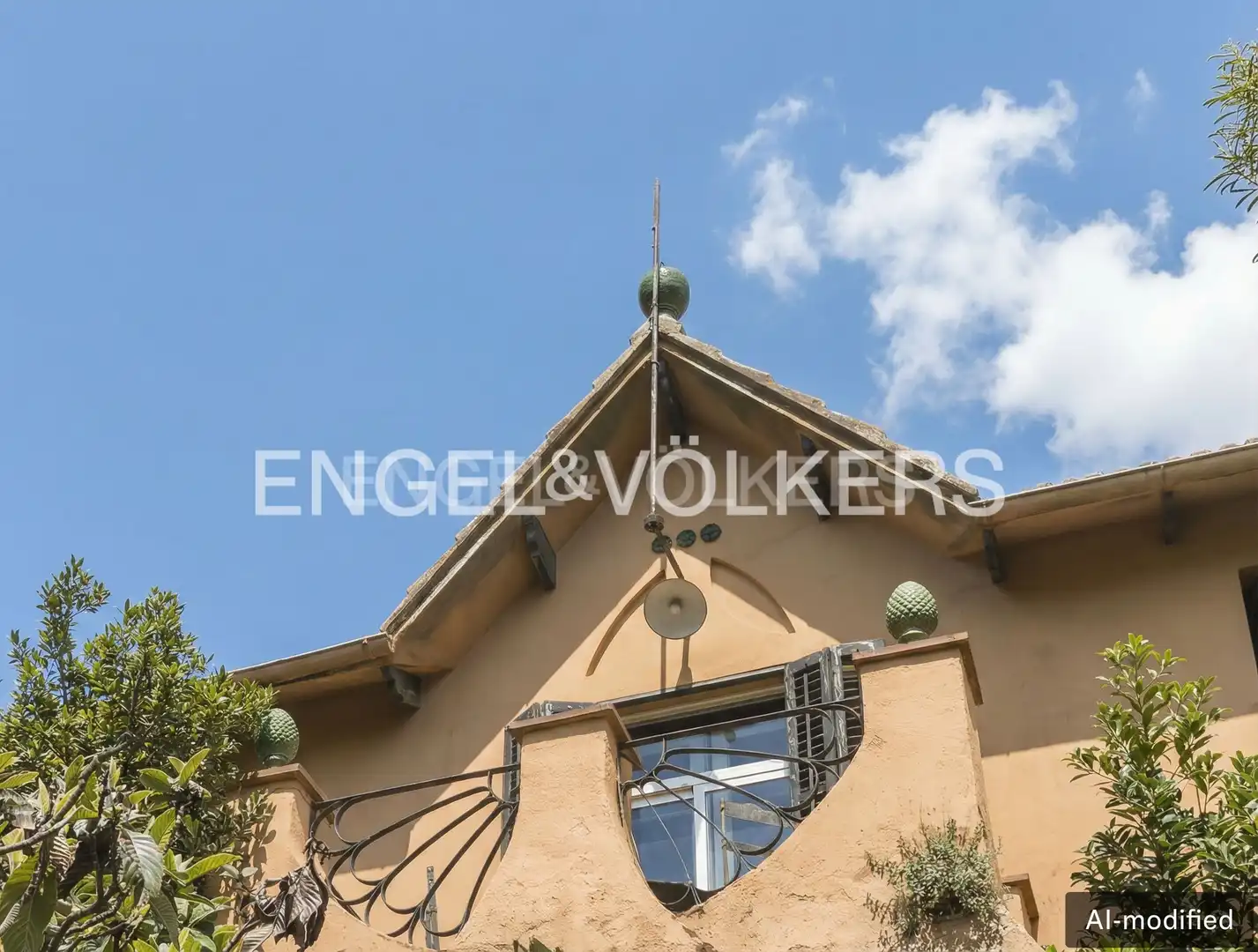 Vista exterior de Casa o xalet en venda en Barcelona amb Calefacció, Jardí privat i Terrassa