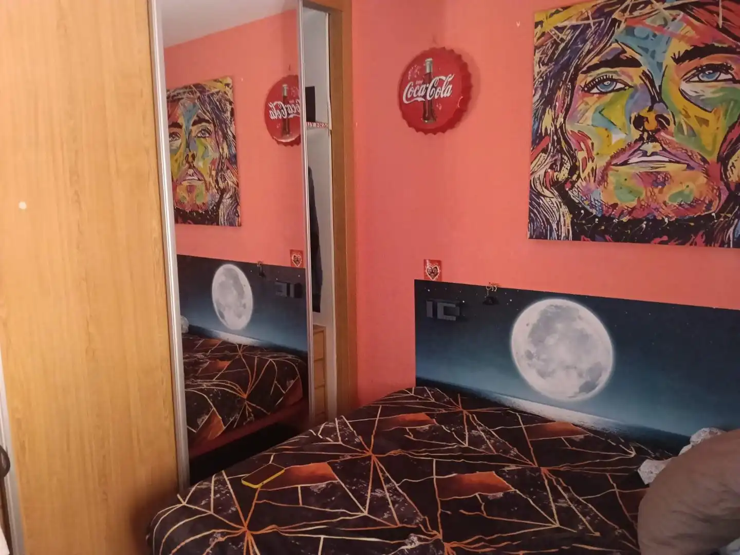 Bedroom of Flat for sale in Getafe  with Air Conditioner and Heating