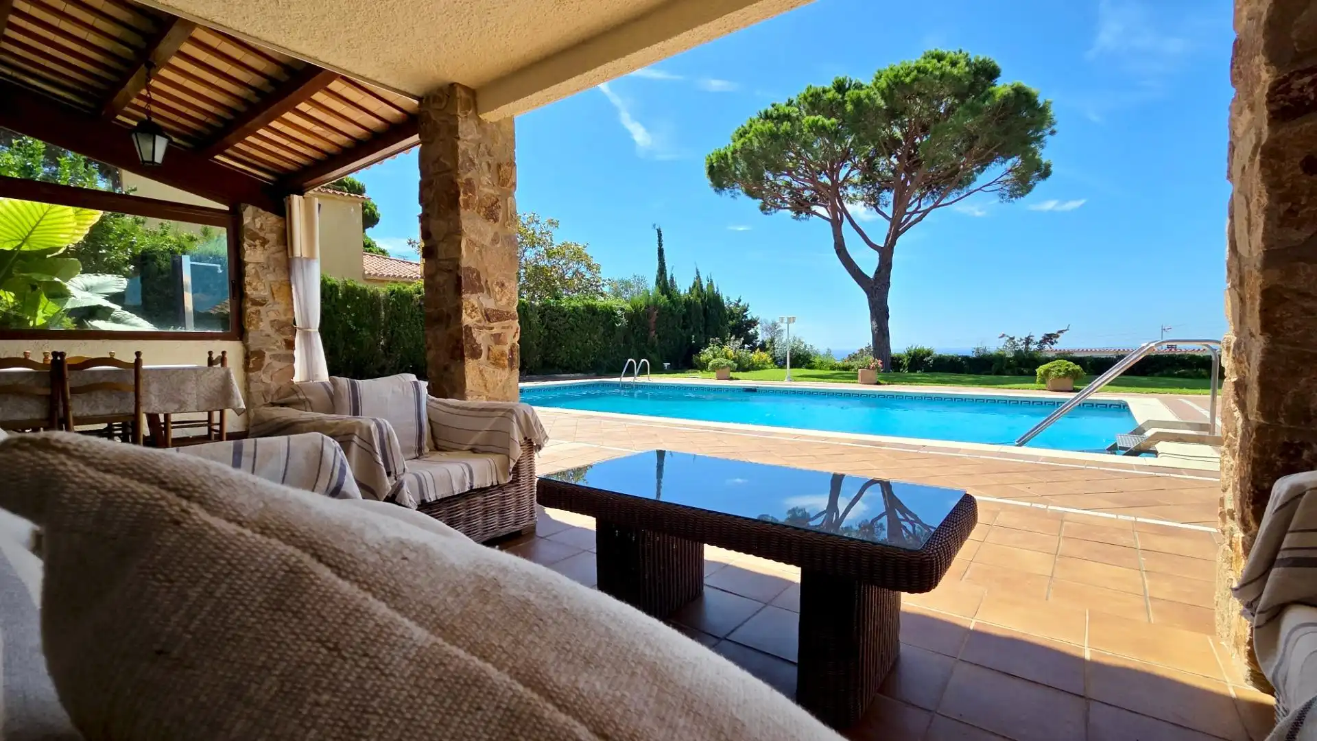 Terrassa de Casa o xalet en venda en Lloret de Mar amb Aire condicionat, Calefacció i Jardí privat