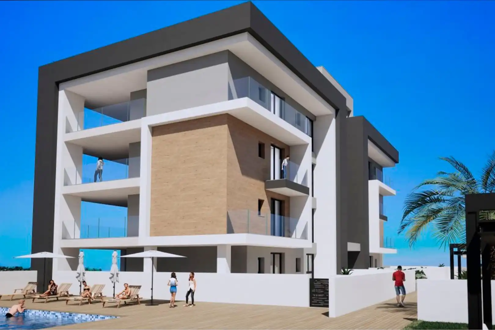 Exterior view of Flat for sale in Los Alcázares  with Air Conditioner, Private garden and Terrace