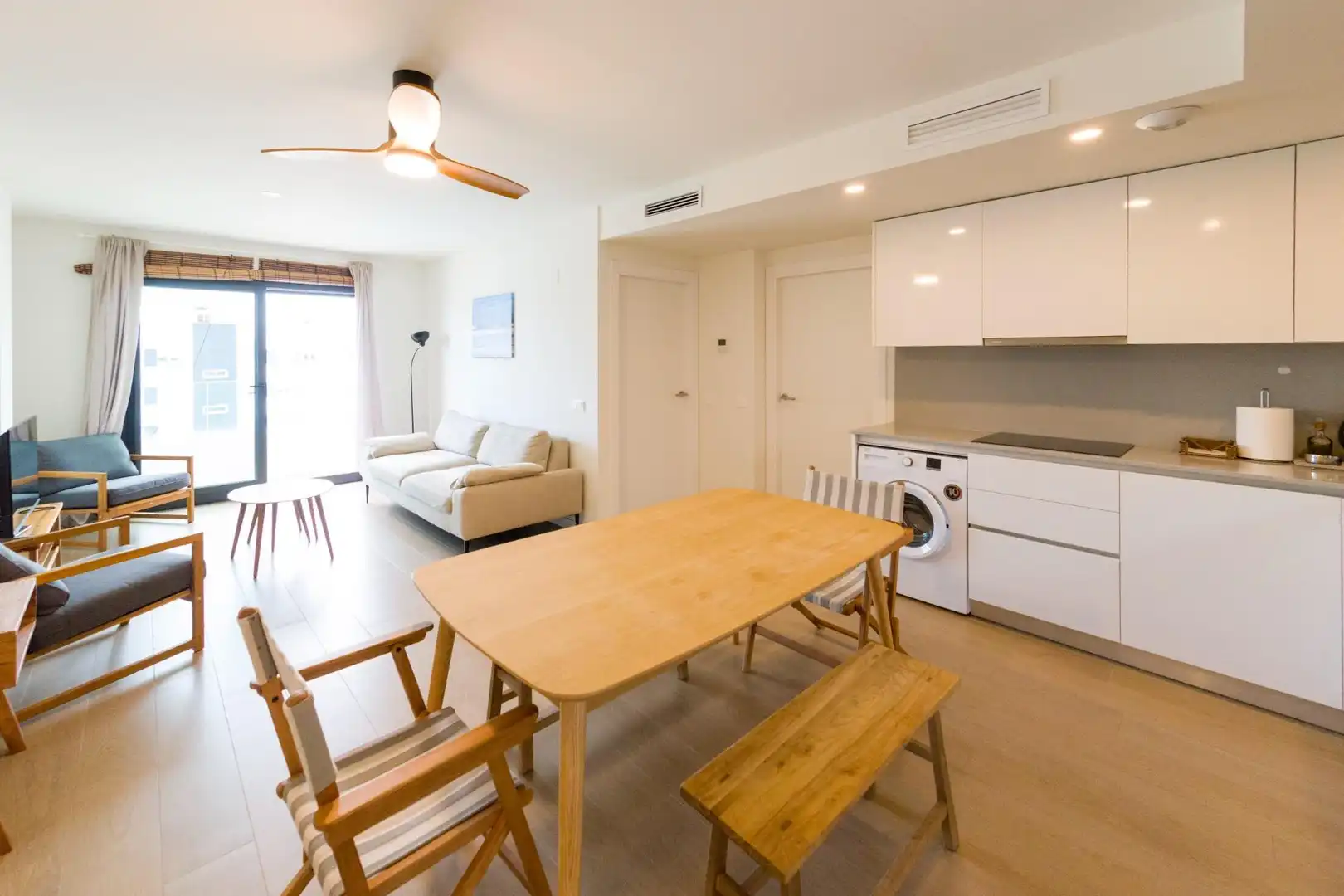 Sala de estar de Apartamento en venta en Castellón de la Plana / Castelló de la Plana con Aire acondicionado, Terraza y Trastero