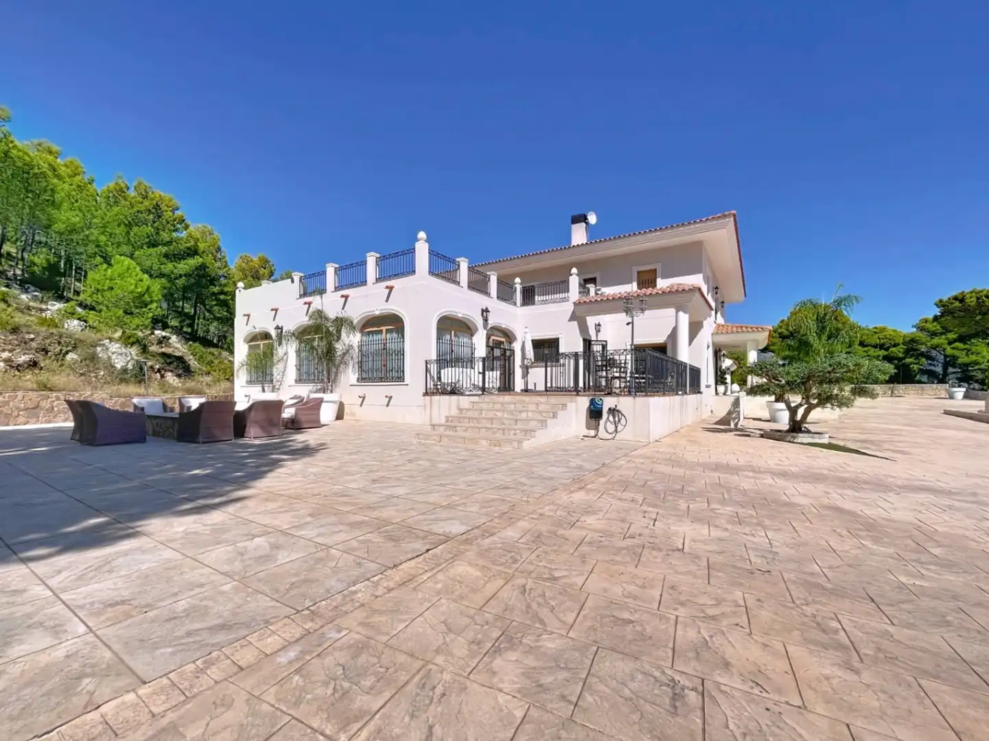 Vista exterior de Casa o chalet en venta en Benimantell con Aire acondicionado, Jardín privado y Terraza