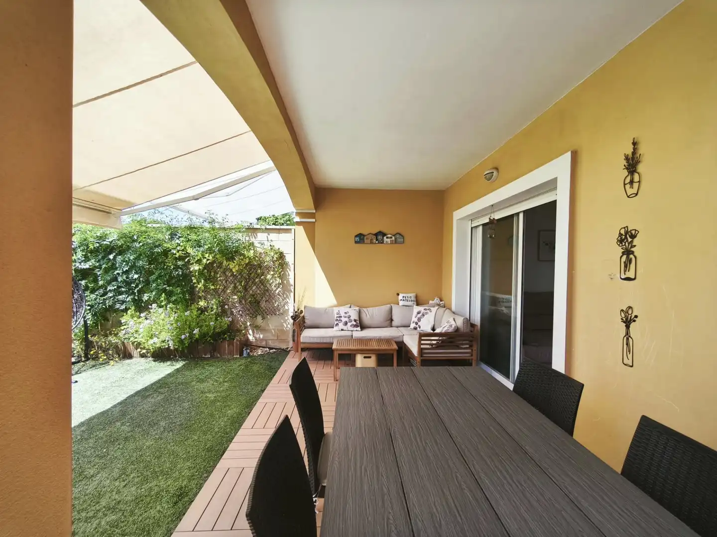 Terrace of Detached homes for rent in Mutxamel  with Air Conditioner, Heating and Private garden