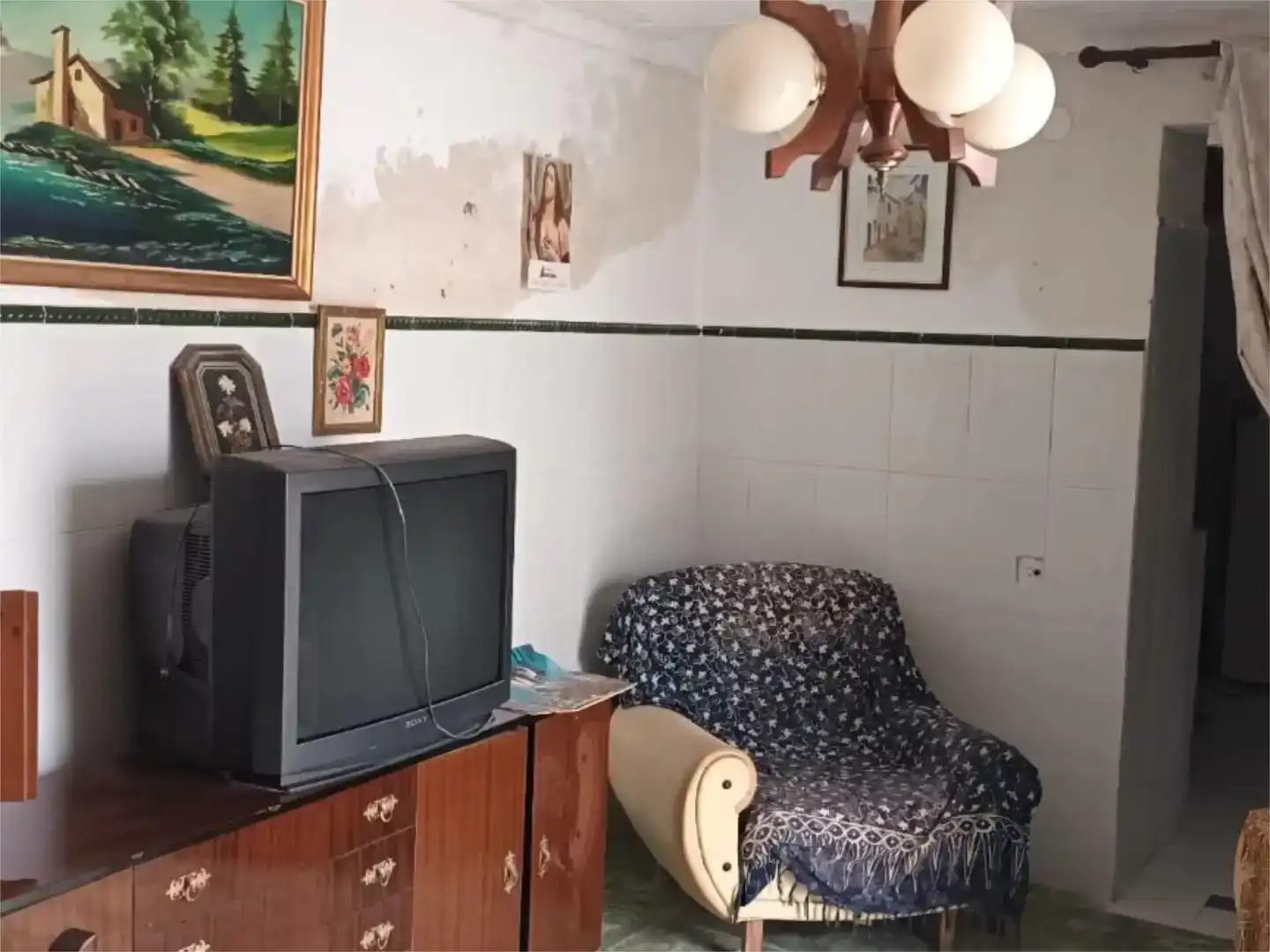 Sala d'estar de Pis en venda en Algarrobo