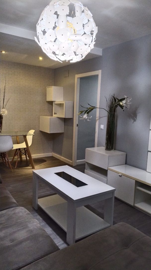 Living room of Flat for sale in Jerez de la Frontera  with Air Conditioner, Storage room and Furnished