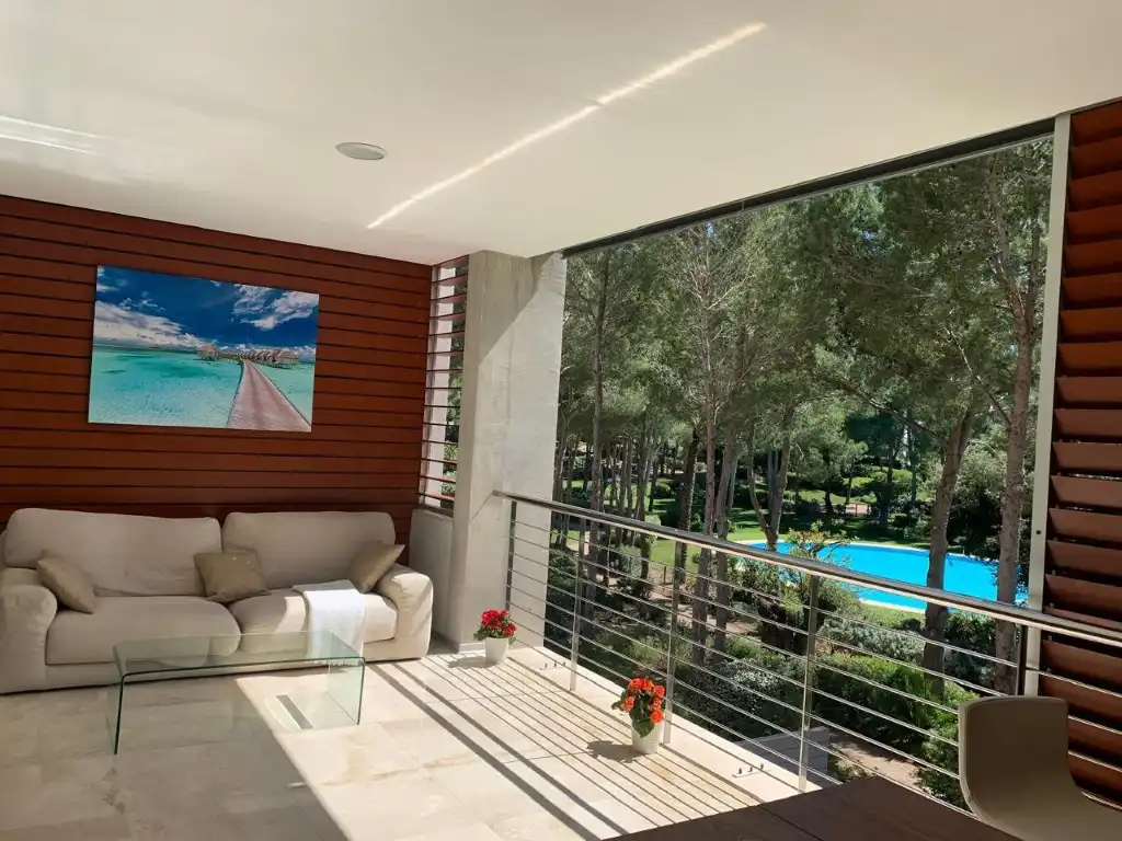 Jardí de Apartament de lloguer en Calvià amb Moblat