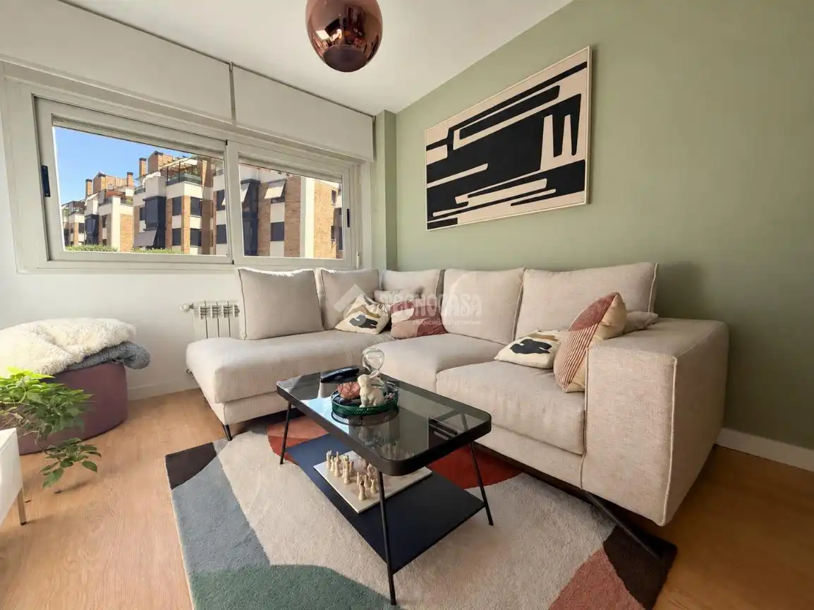 Living room of Flat for sale in Fuencarral - El Pardo