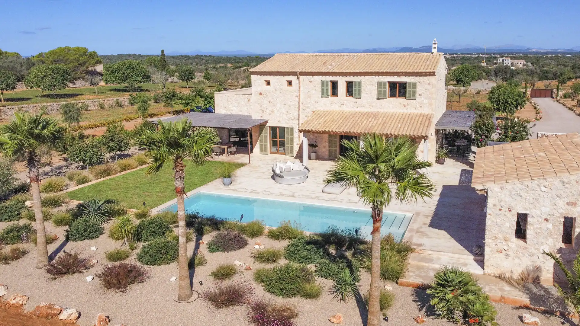 Exterior view of Country homes for sale in Ses Salines  with Air Conditioner, Heating and Terrace