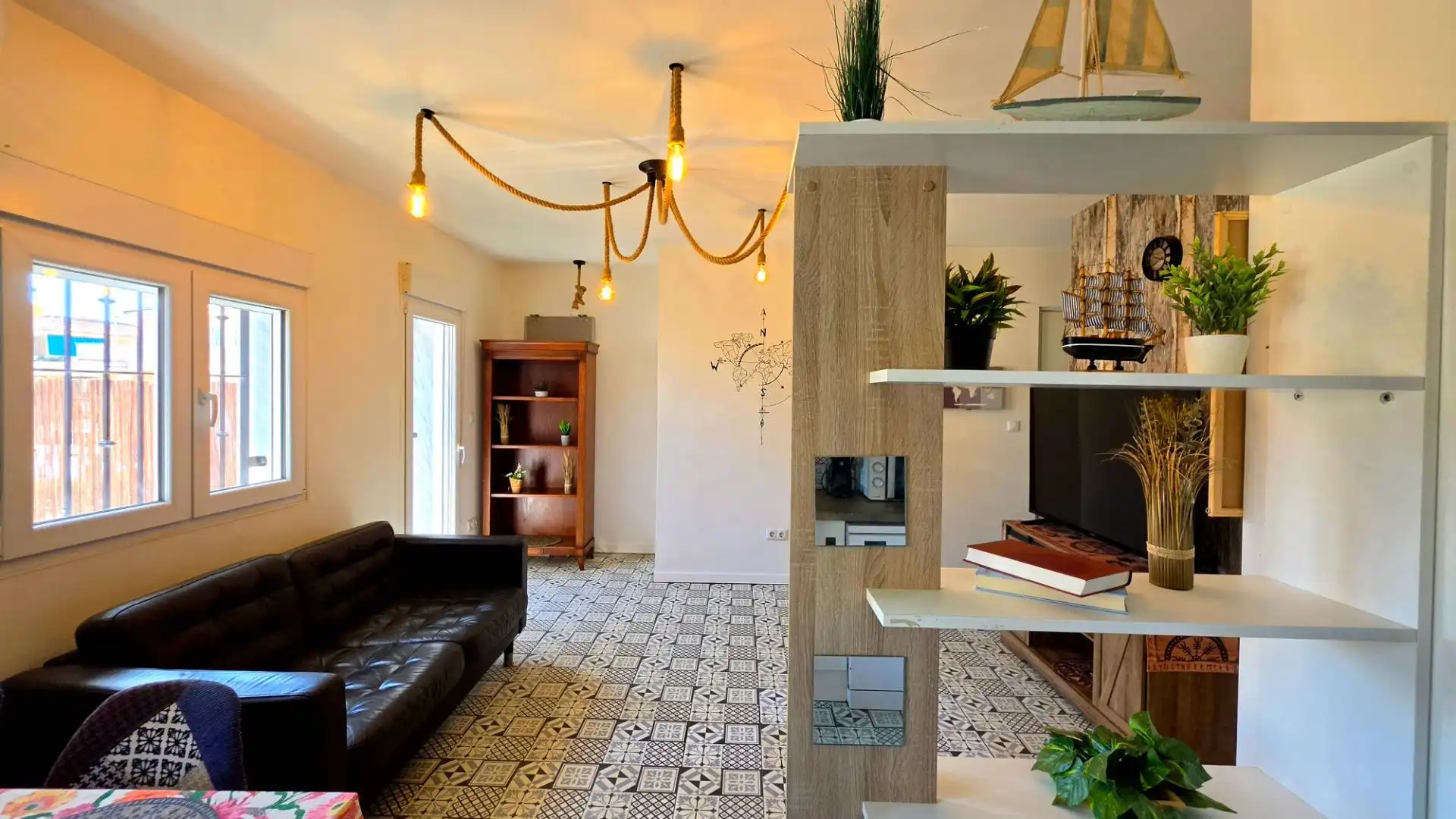 Sala de estar de Piso en venta en Cartagena con Aire acondicionado, Calefacción y Amueblado