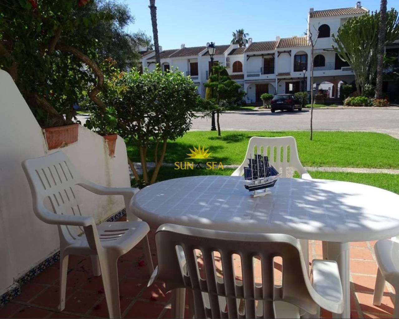 Jardín de Planta baja de alquiler en San Javier con Calefacción, Terraza y Piscina