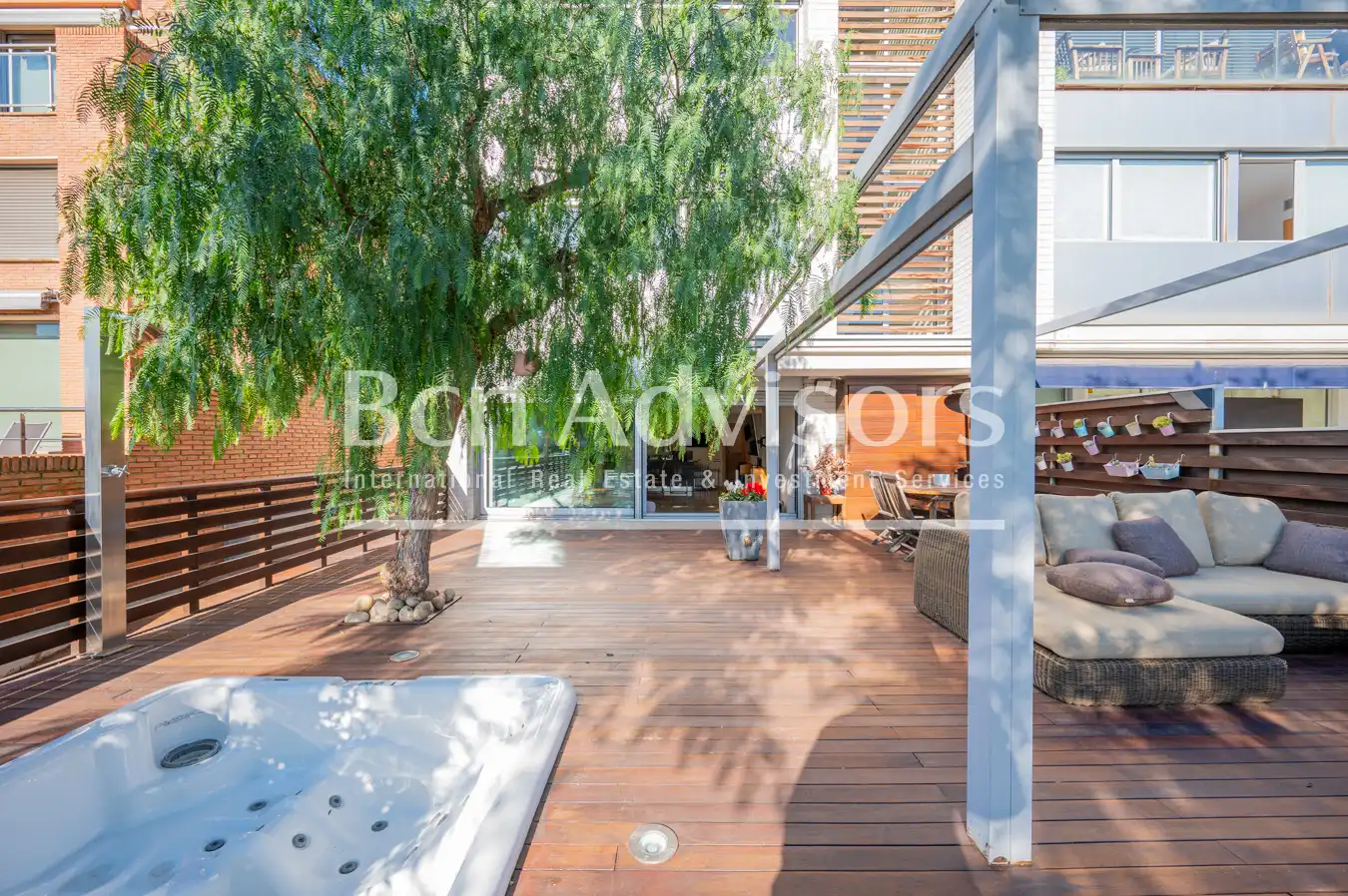 Terraza de Casa o chalet en venta en Barcelona con Aire acondicionado, Calefacción y Jardín privado