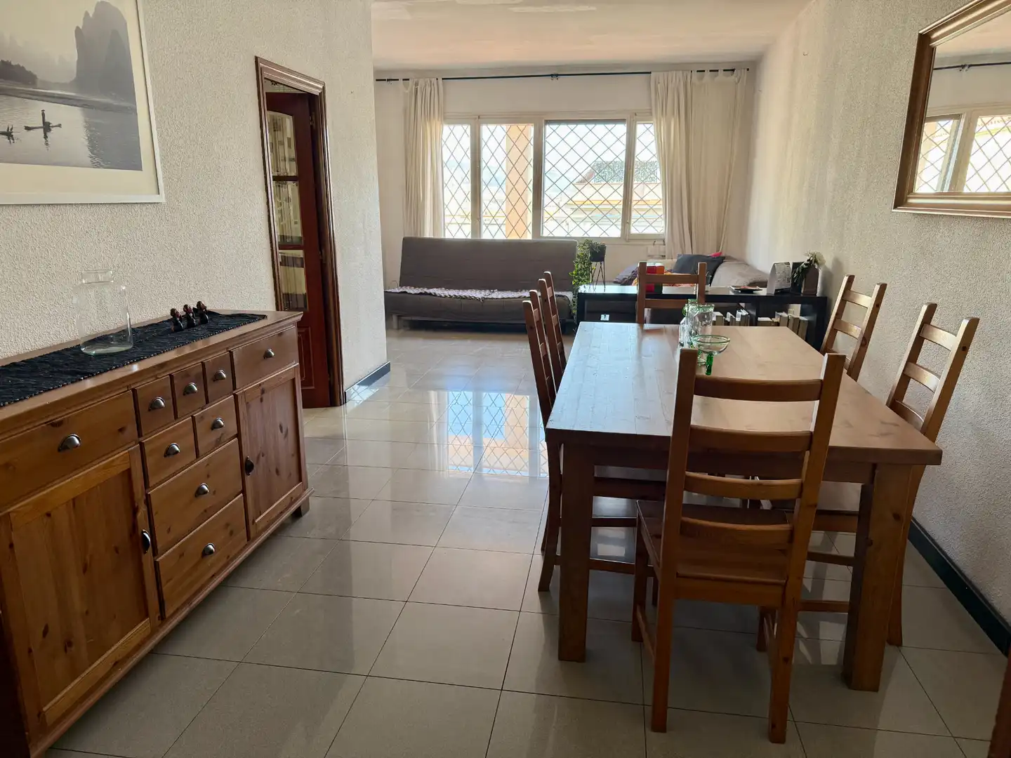 Esszimmer von Dachboden zum Verkauf in Barcelona mit Heizung, Terrasse und Balkon