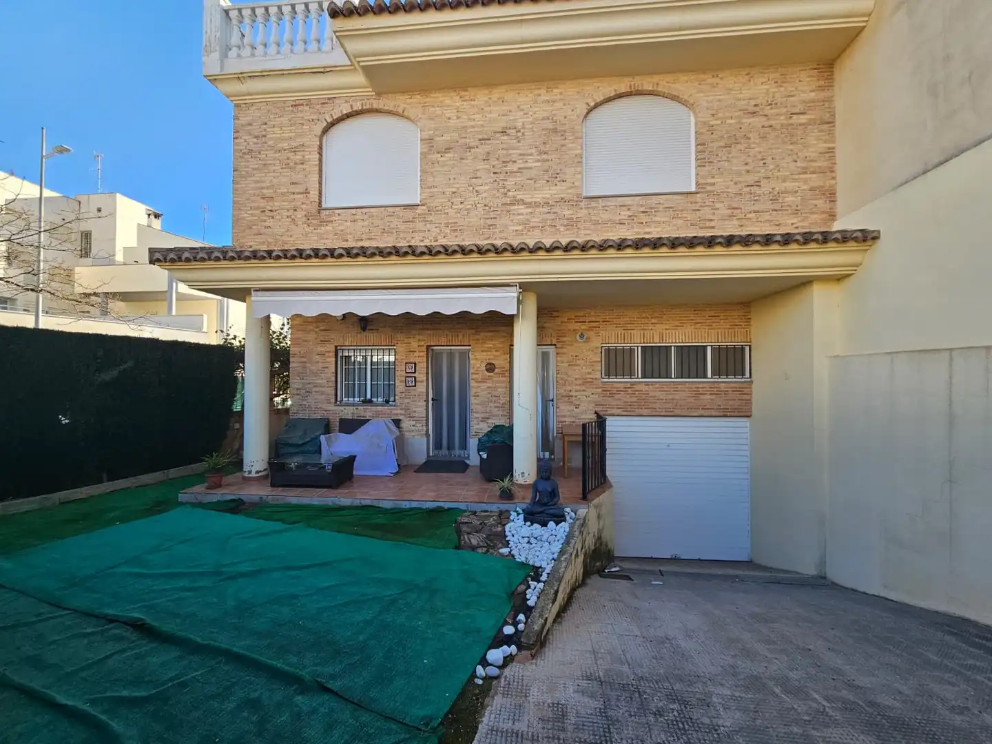 Exterior view of Houses for sale in Sagunto / Sagunt  with Heating, Private garden and Storage room