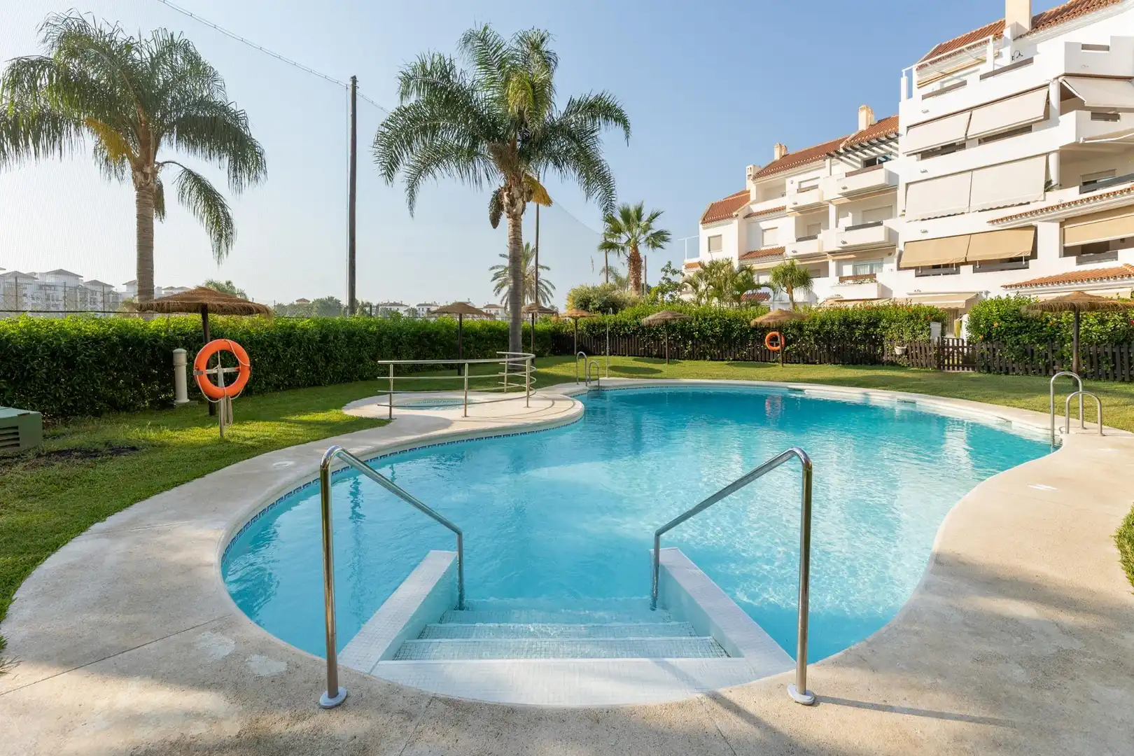Swimming pool of Flat for sale in Motril  with Air Conditioner, Private garden and Terrace