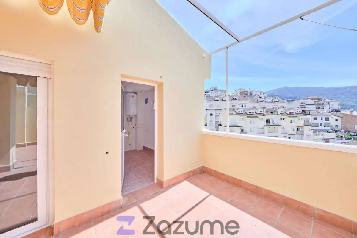 Balcony of Flat for rent in Cenes de la Vega  with Air Conditioner, Heating and Private garden
