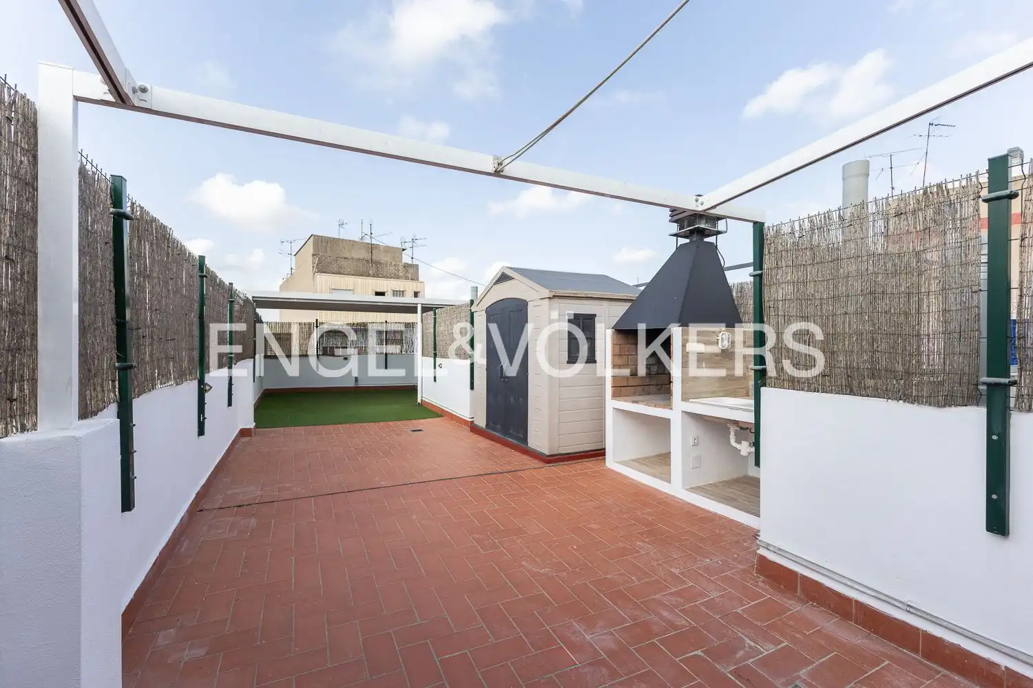 Terrasse von Dachboden zur Miete in Algemesí mit Klimaanlage, Heizung und Parkett