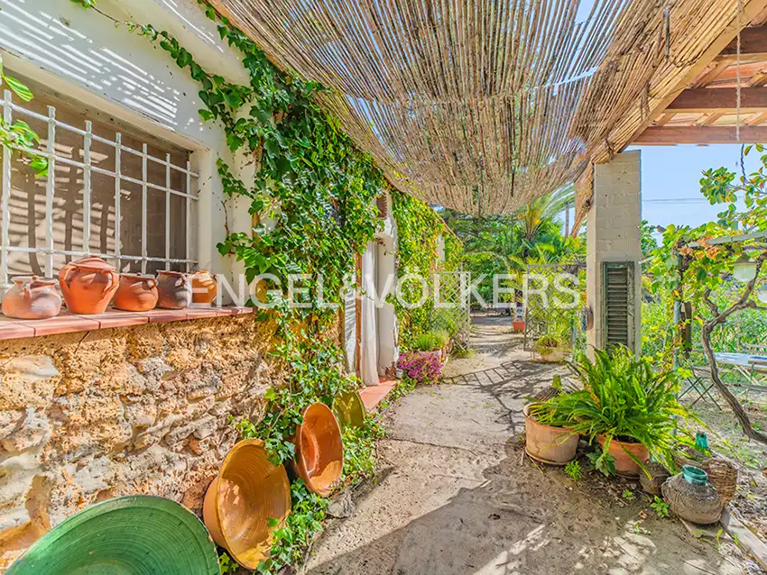 Vista exterior de Casa o xalet en venda en Elche / Elx amb Calefacció, Jardí privat i Terrassa