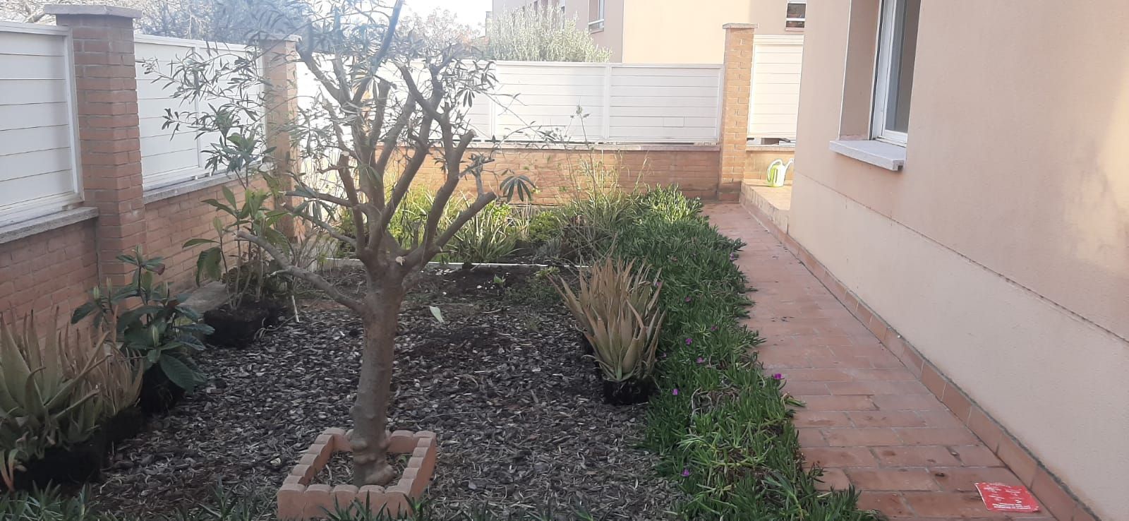 Garden of Flat to rent in Castelldefels  with Air Conditioner, Heating and Private garden
