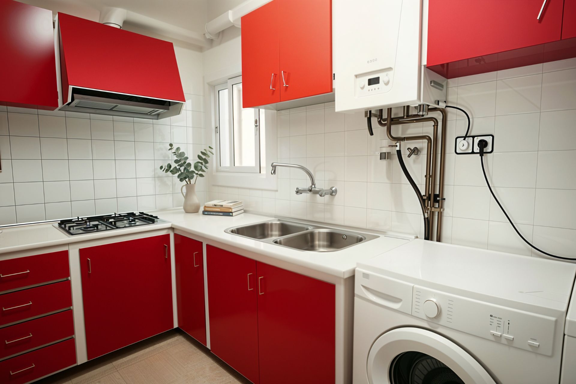 Kitchen of Attic for sale in  Barcelona Capital  with Air Conditioner, Terrace and Balcony