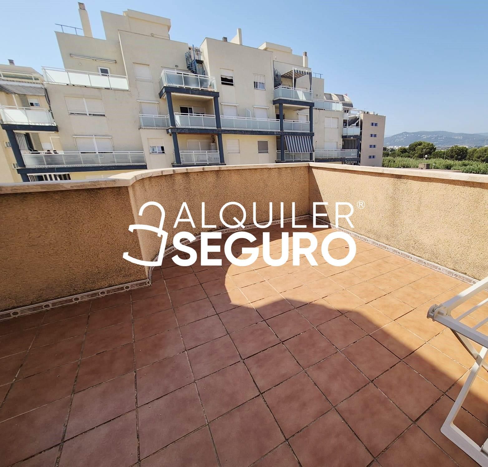 Terrace of Flat to rent in Miramar  with Terrace, Swimming Pool and Furnished