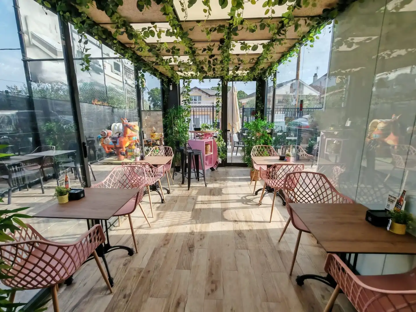 Terrasse von Geschaftsraum zur Miete in Lliçà d'Amunt mit Klimaanlage, Heizung und Terrasse
