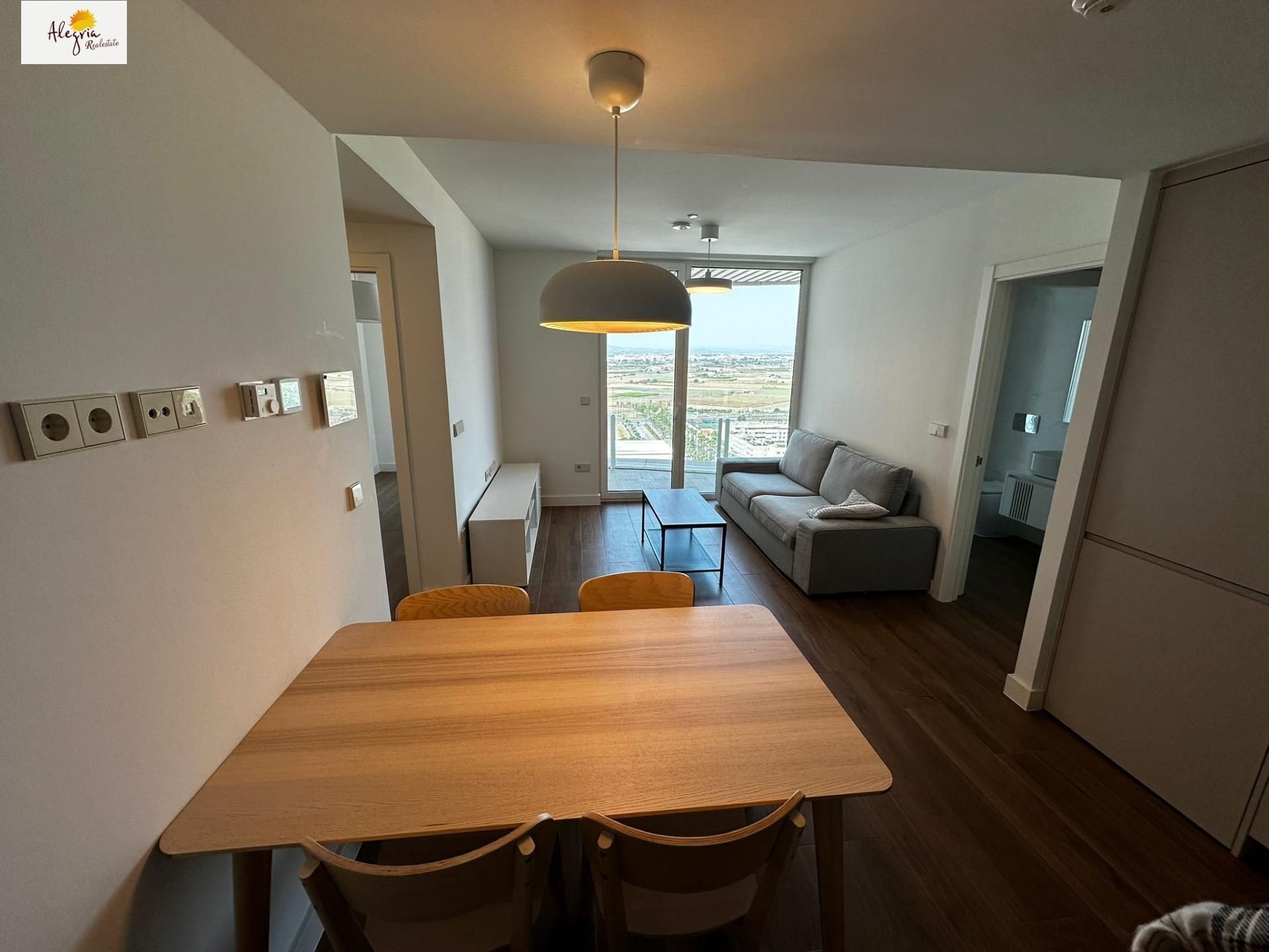 Sala d'estar de Apartament de lloguer en  Valencia Capital amb Aire condicionat, Calefacció i Terrassa
