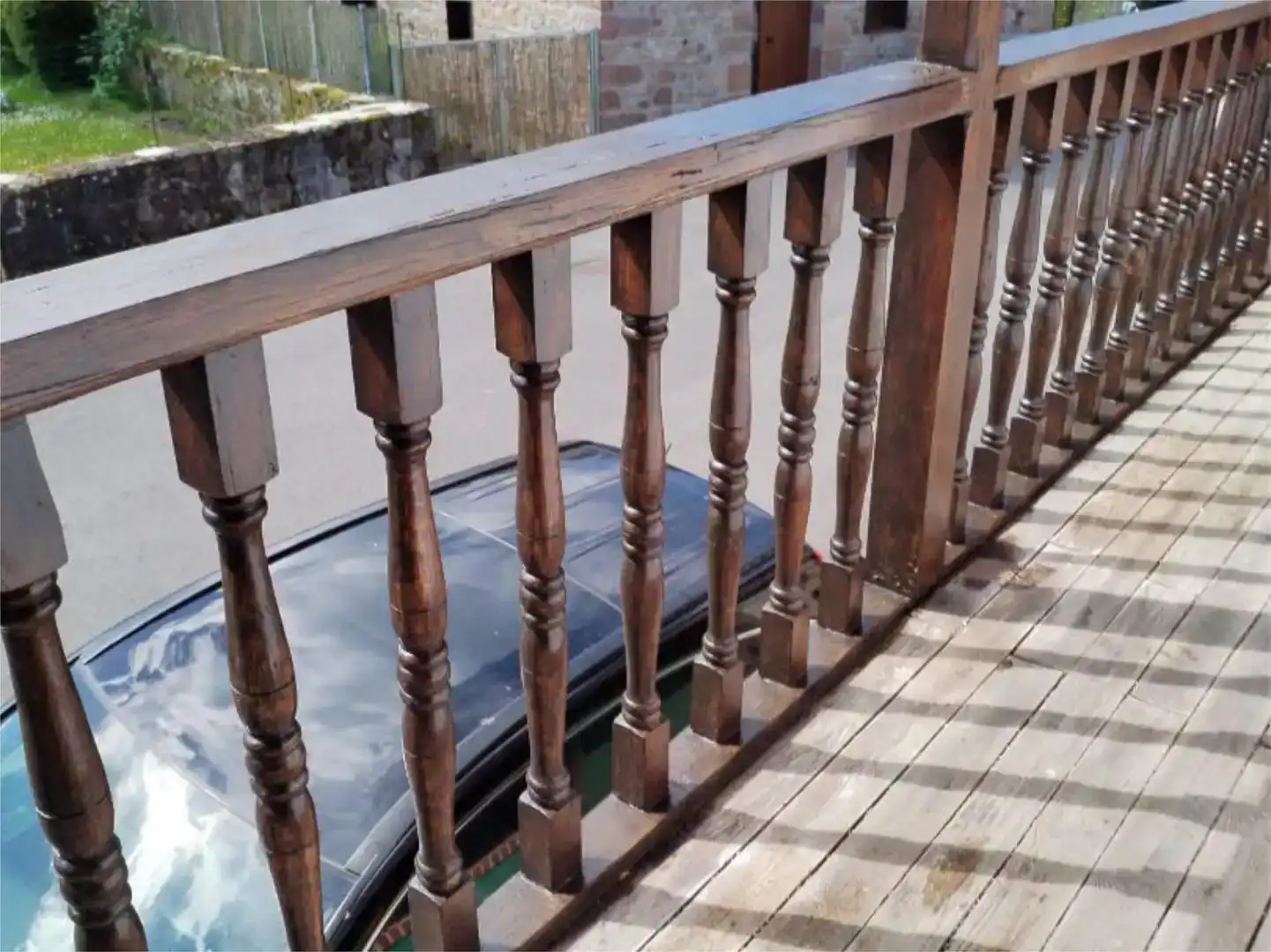 Terraza de Casa adosada para compartir en Valdáliga con Amueblado y Balcón