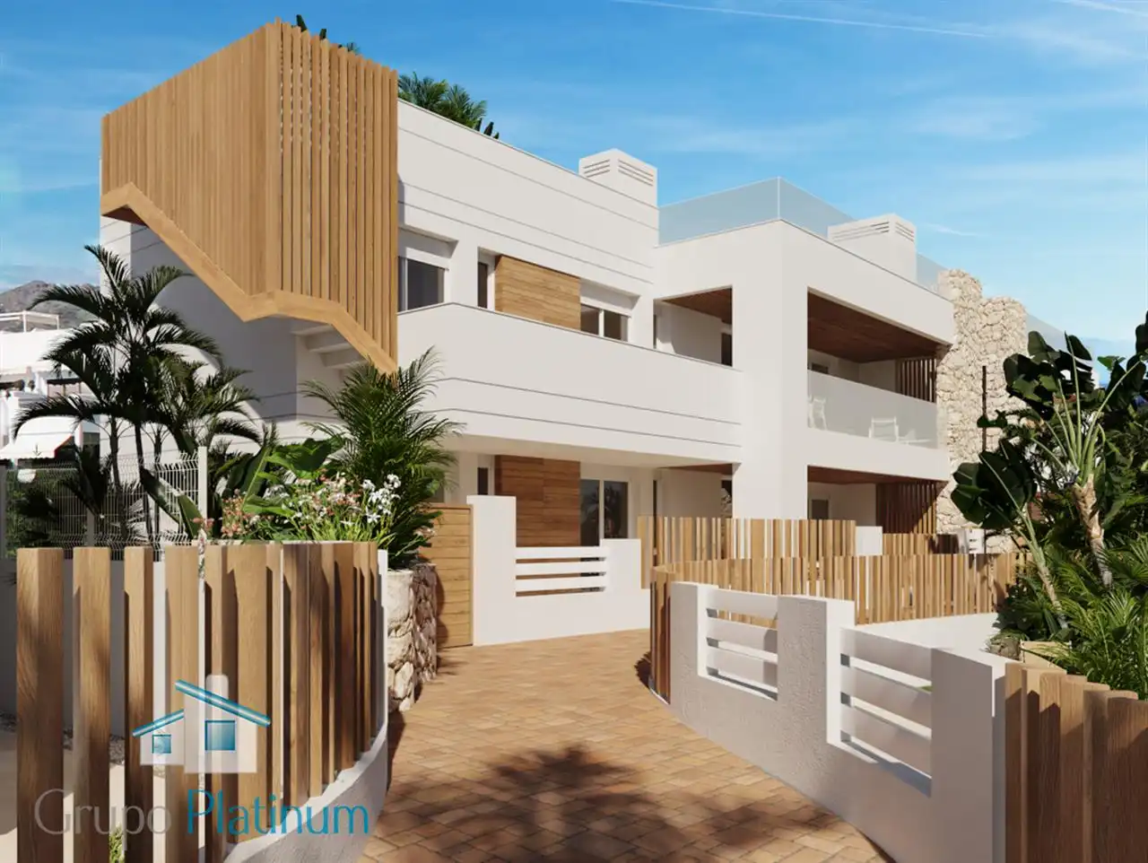 Vista exterior de Apartament en venda en Pulpí amb Aire condicionat, Terrassa i Traster