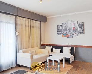 Living room of Flat for sale in Mungia  with Parquet flooring, Furnished and Balcony