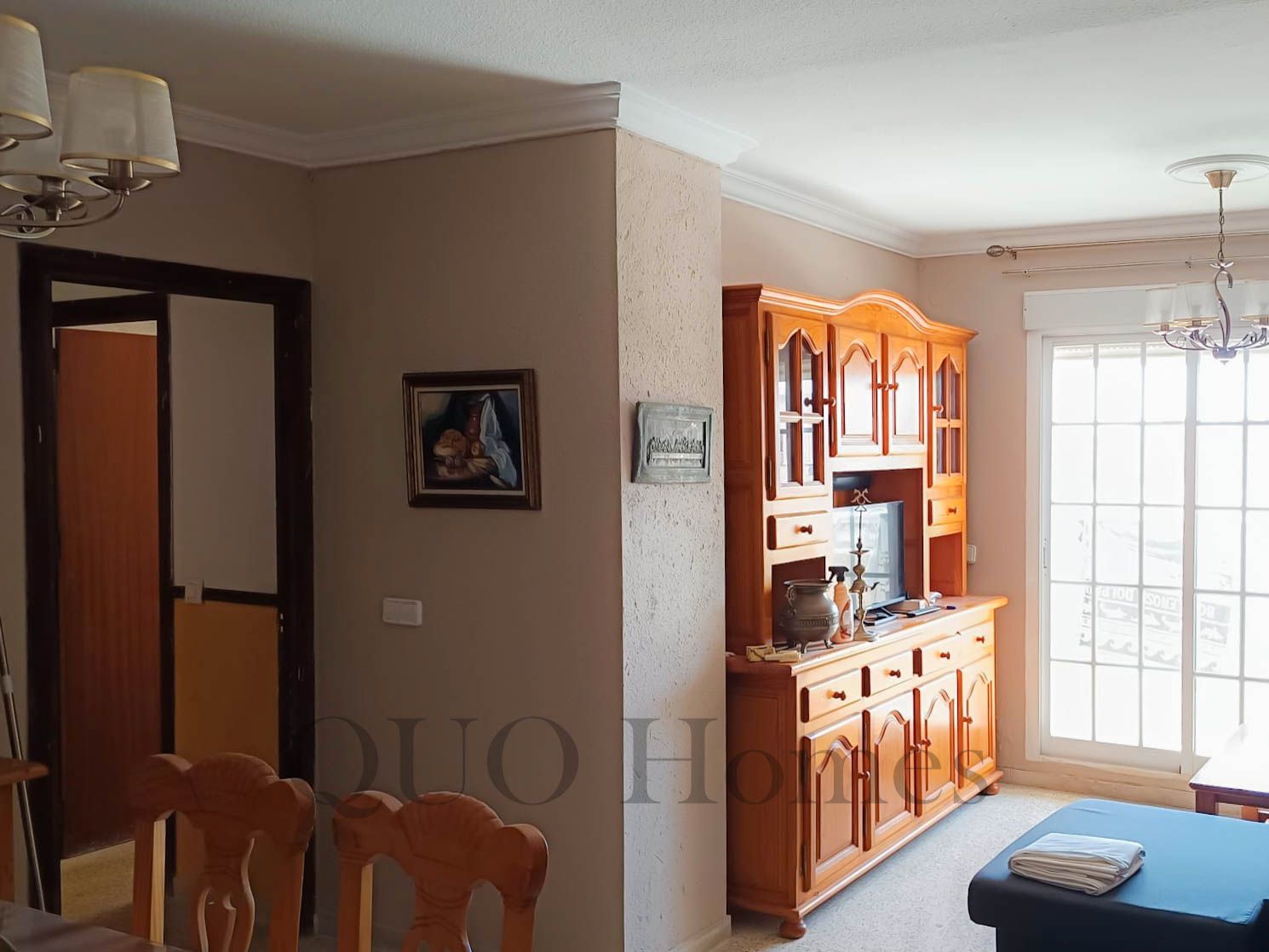 Living room of Flat for sale in Jerez de la Frontera  with Air Conditioner, Terrace and Furnished