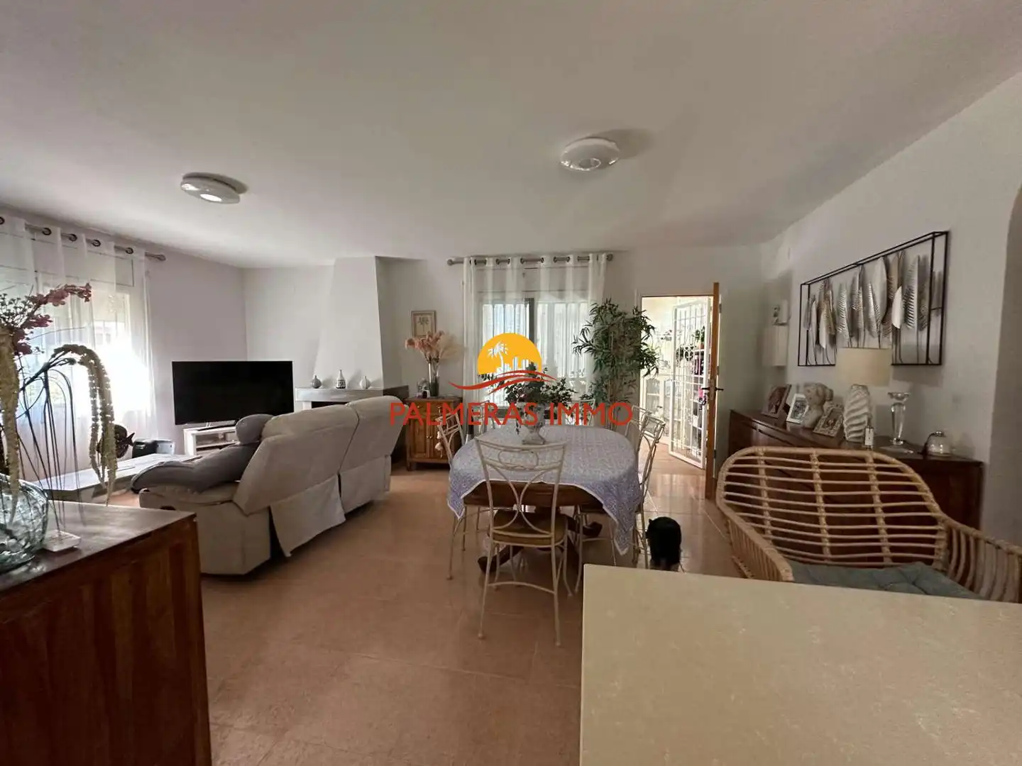 Esszimmer von Haus oder Chalet zum Verkauf in L'Ametlla de Mar  mit Klimaanlage, Schwimmbad und Möbliert