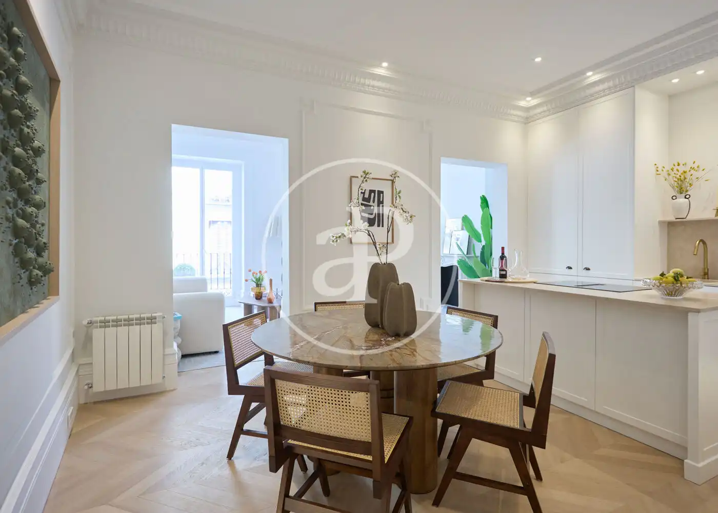 Dining room of Flat for sale in Madrid  with Air Conditioner, Heating and Balcony