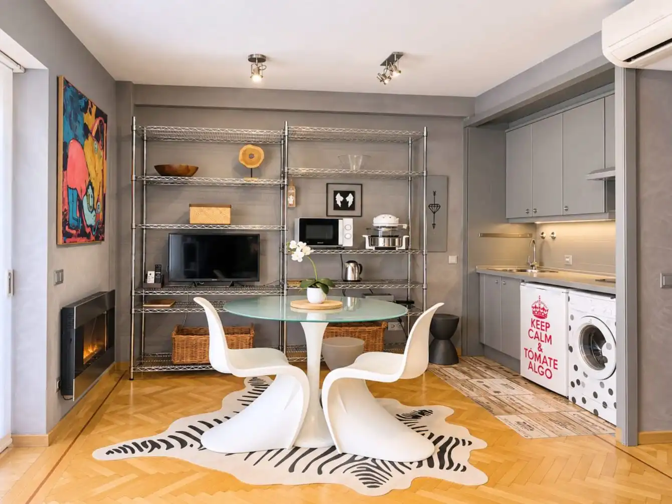 Sala de estar de Estudio en venta en Chamartín