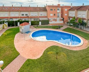 Swimming pool of Duplex to rent in Puçol  with Air Conditioner, Terrace and Balcony