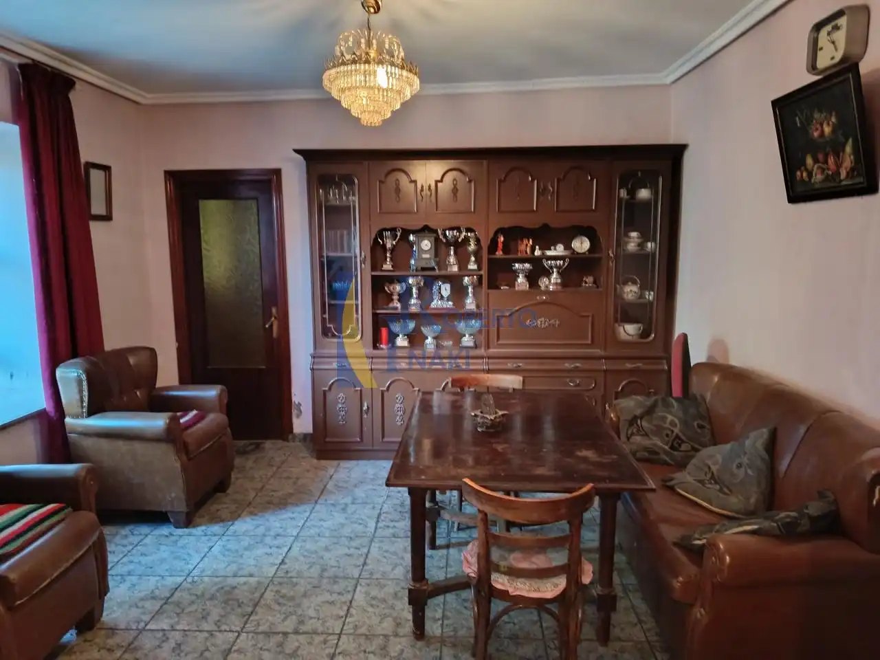 Menjador de Casa o xalet en venda en Algadefe amb Calefacció i Jardí privat