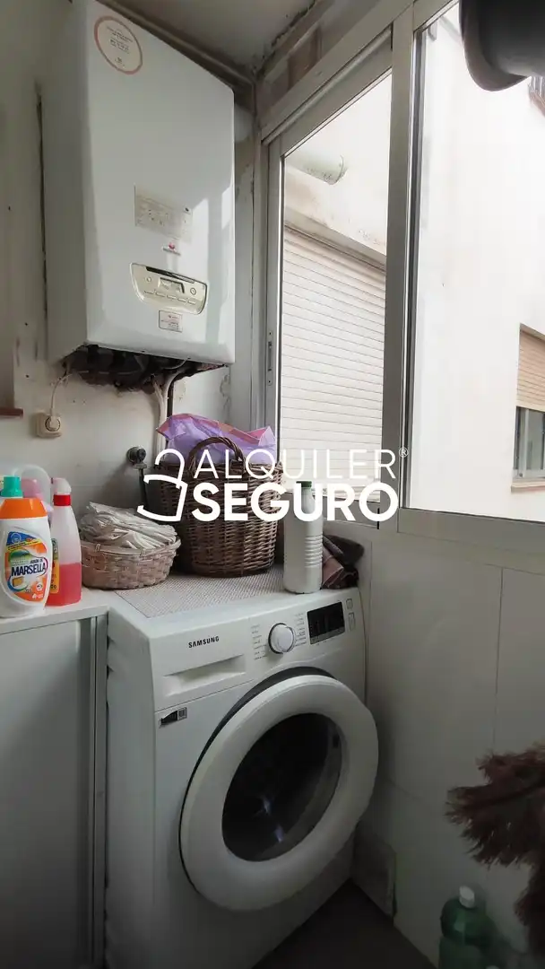 Balcony of Flat for rent in Valencia  with Air Conditioner, Heating and Terrace