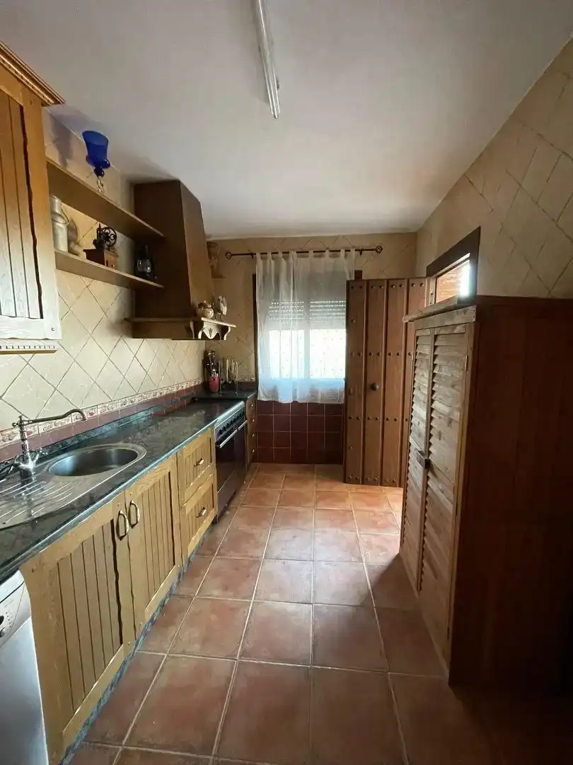 Cocina de Casa o chalet de alquiler en Álora con Aire acondicionado, Jardín privado y Piscina