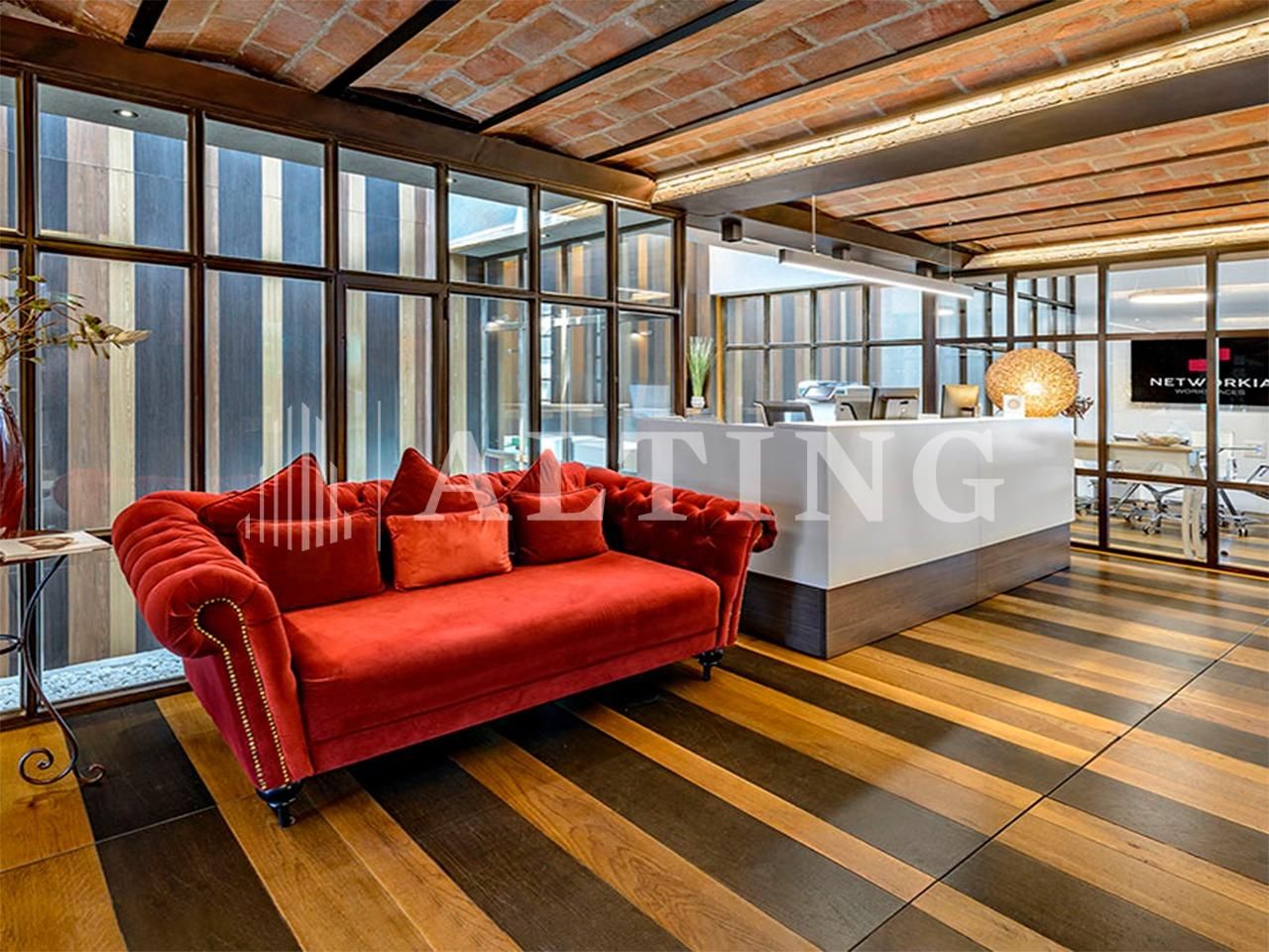 Sala d'estar de Oficina de lloguer en  Barcelona Capital amb Aire condicionat, Calefacció i Terrassa