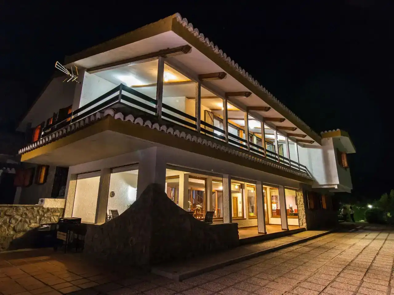 Vista exterior de Casa o chalet en venta en Víznar con Piscina y Balcón
