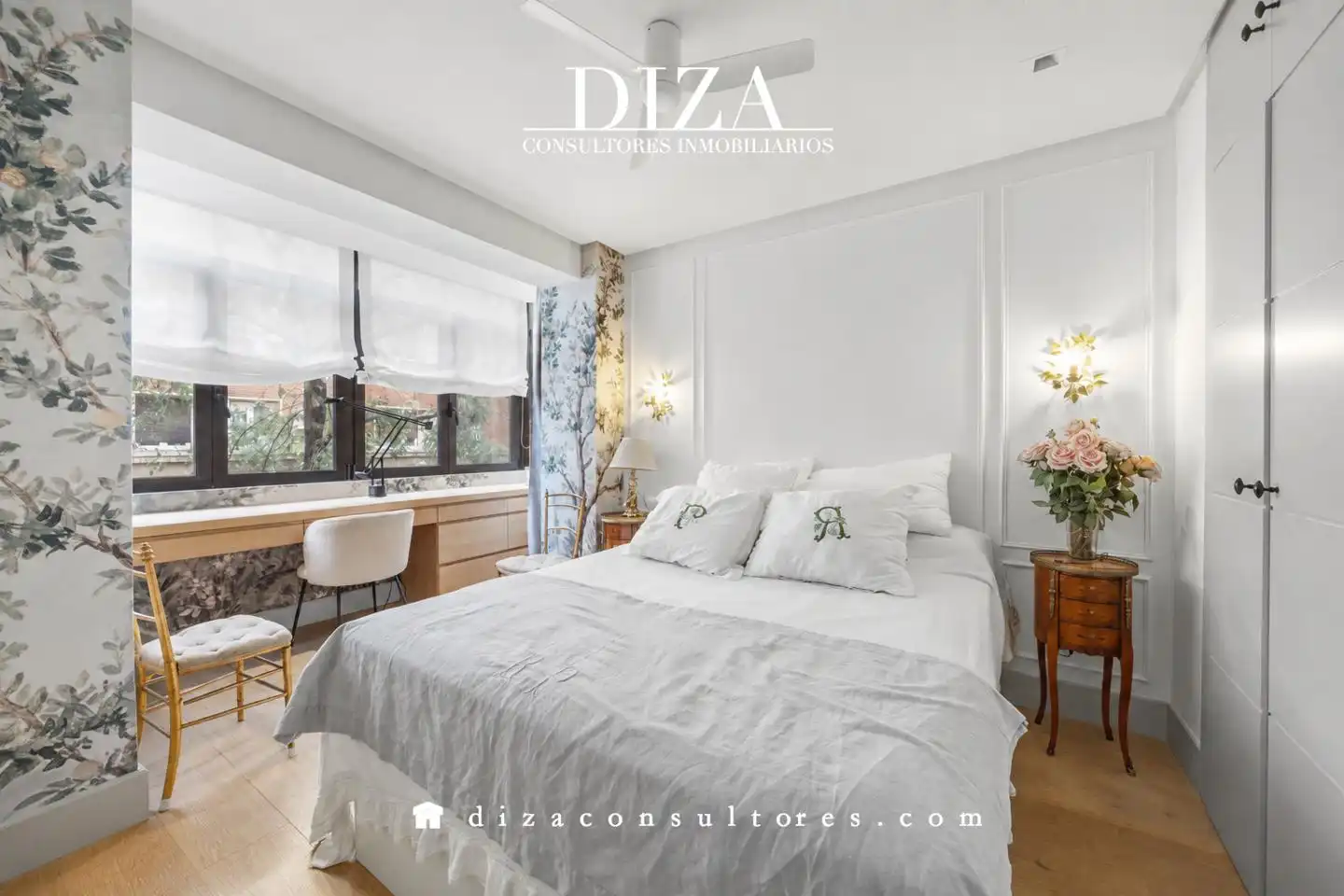 Bedroom of Flat for rent in Madrid  with Air Conditioner, Heating and Furnished