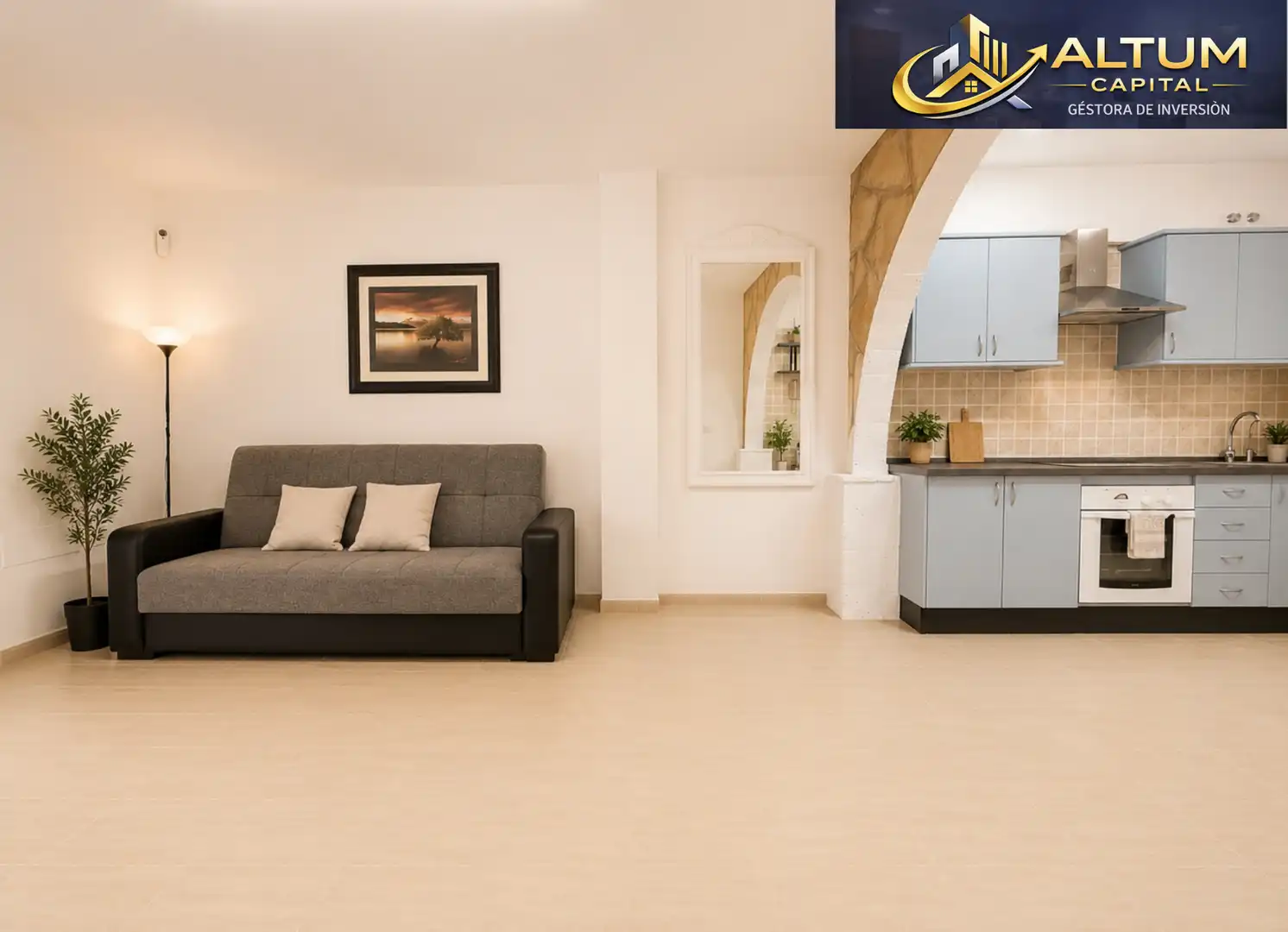 Sala de estar de Piso en venta en Arona con Trastero, Amueblado y Horno