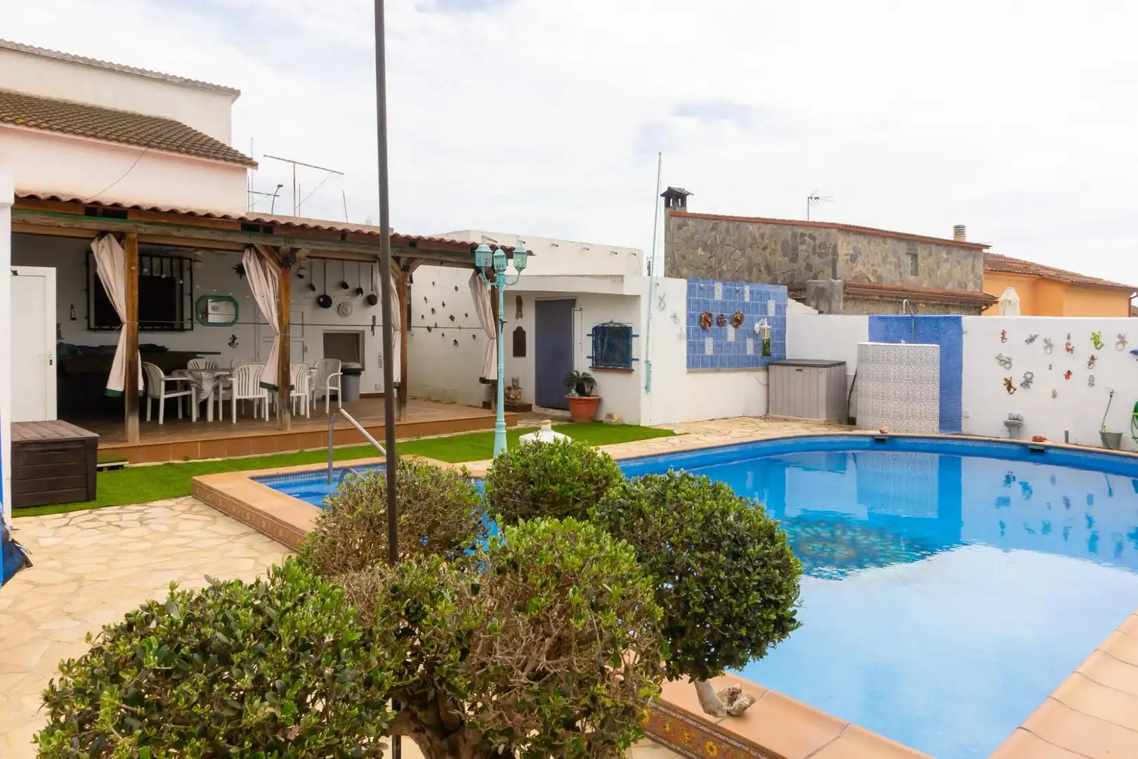 Swimming pool of Houses for sale in Albinyana  with Heating, Balcony and Community pool