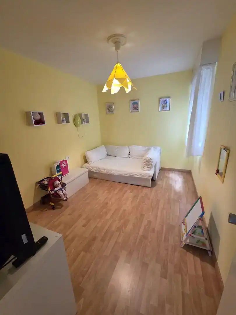 Sala de estar de Piso en venta en Ponteceso con Parquet, Amueblado y Horno