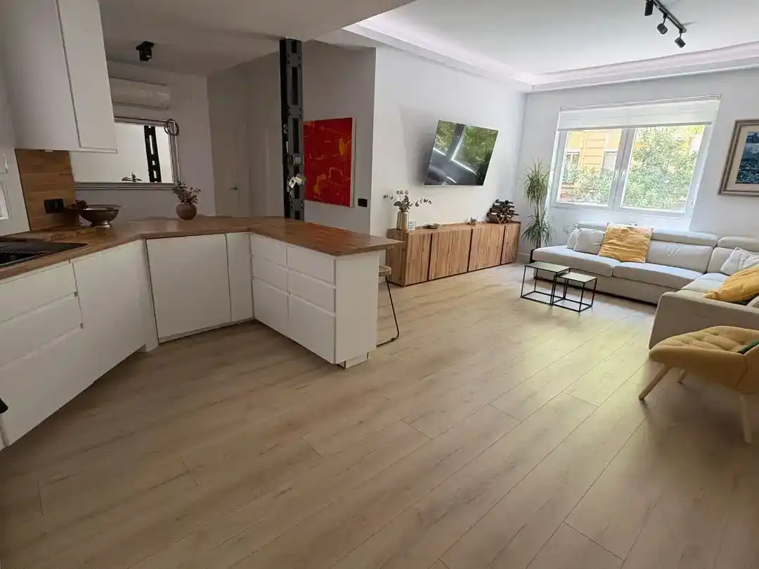 Living room of Flat for sale in  Madrid Capital  with Air Conditioner